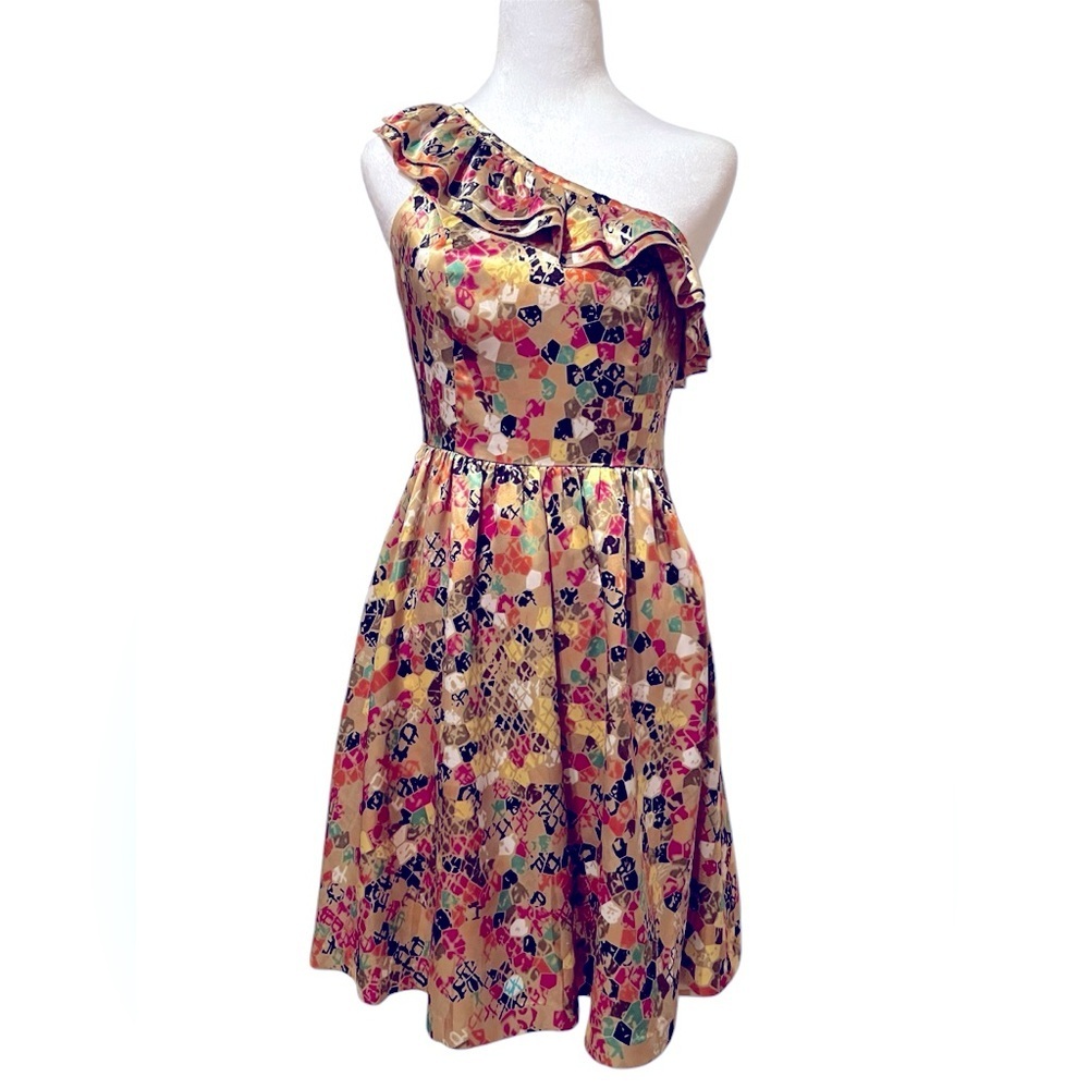 Kensie Dresses One-Shoulder Satin Dress, NWT